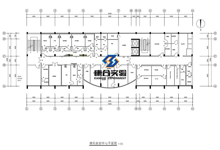 疾控实验室平面图