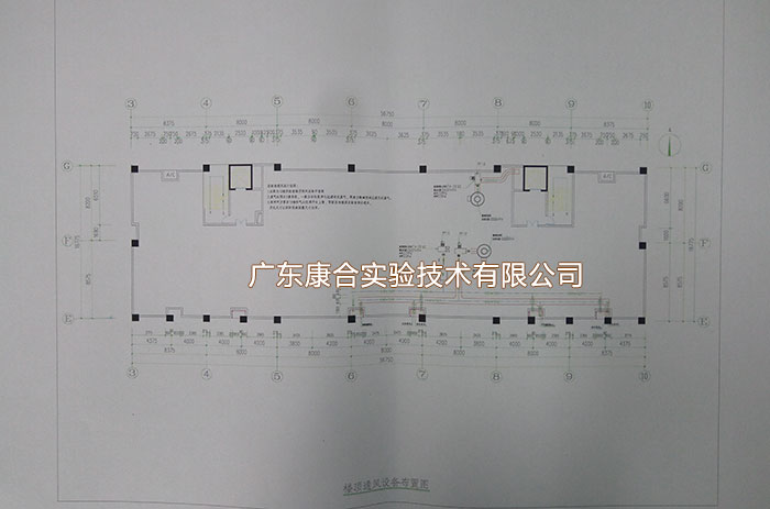 楼顶通风设备布置图