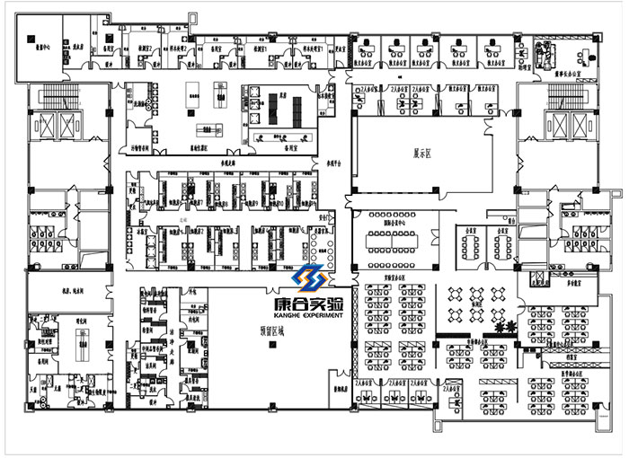 医学检验所平面布置图